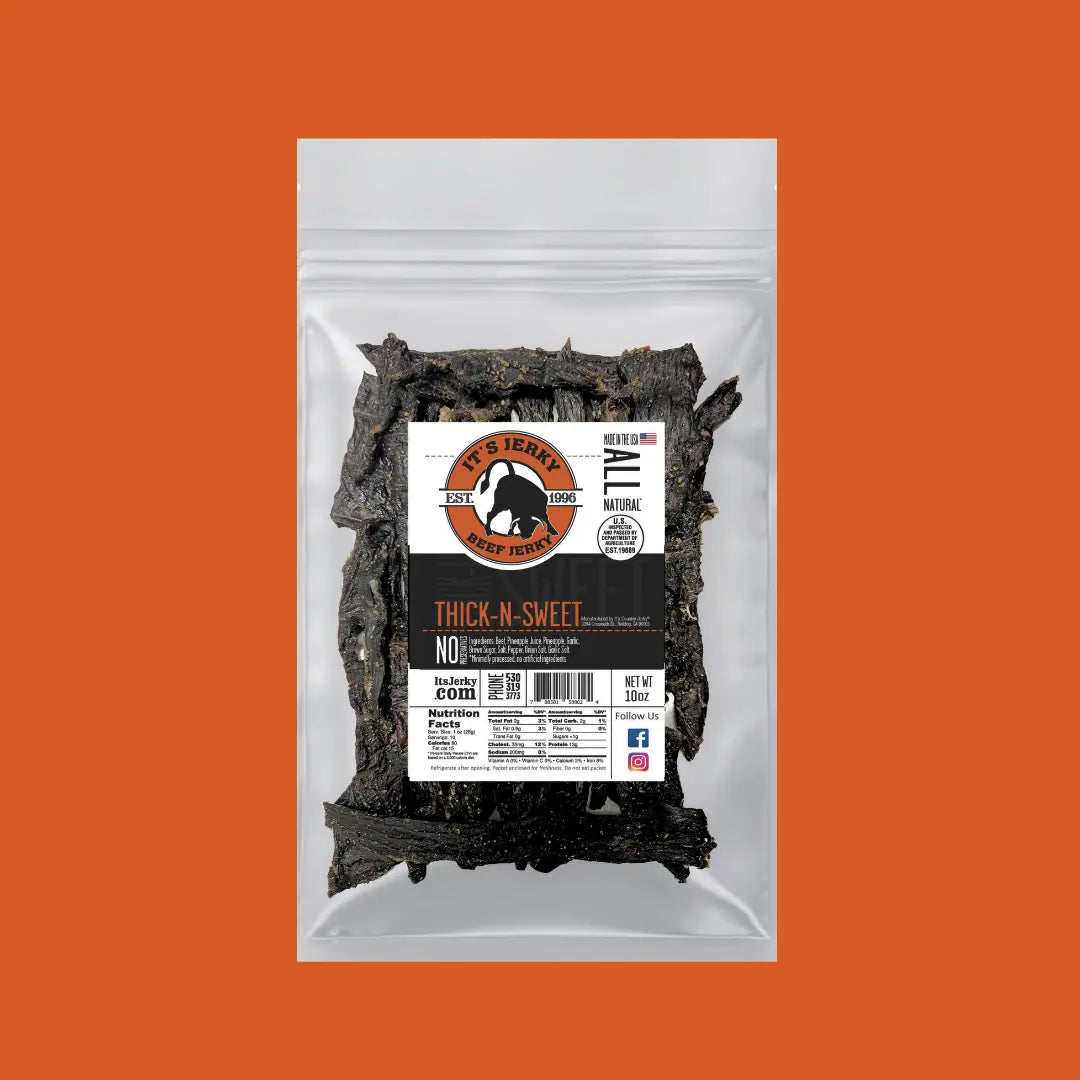 Thick-N Sweet Beef Jerky | Thick-N Beef Jerky | It's Jerky