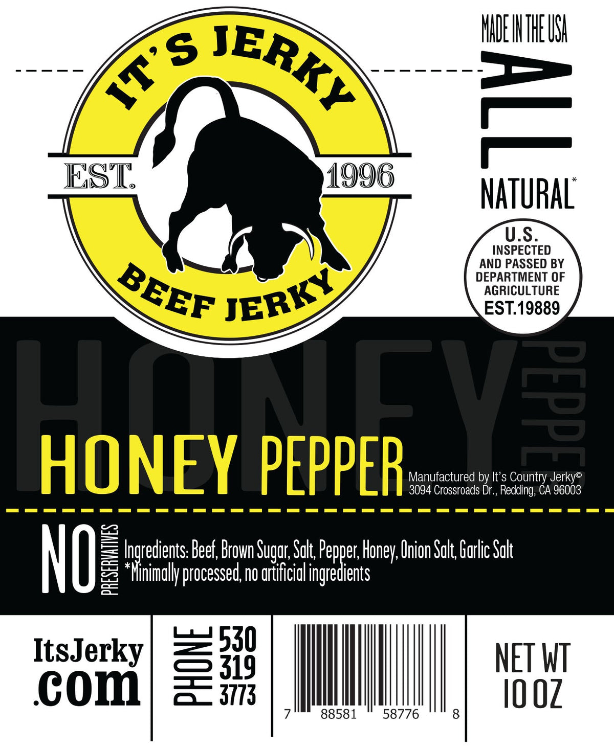 Honey Pepper Beef Jerky - It&#39;s Jerky