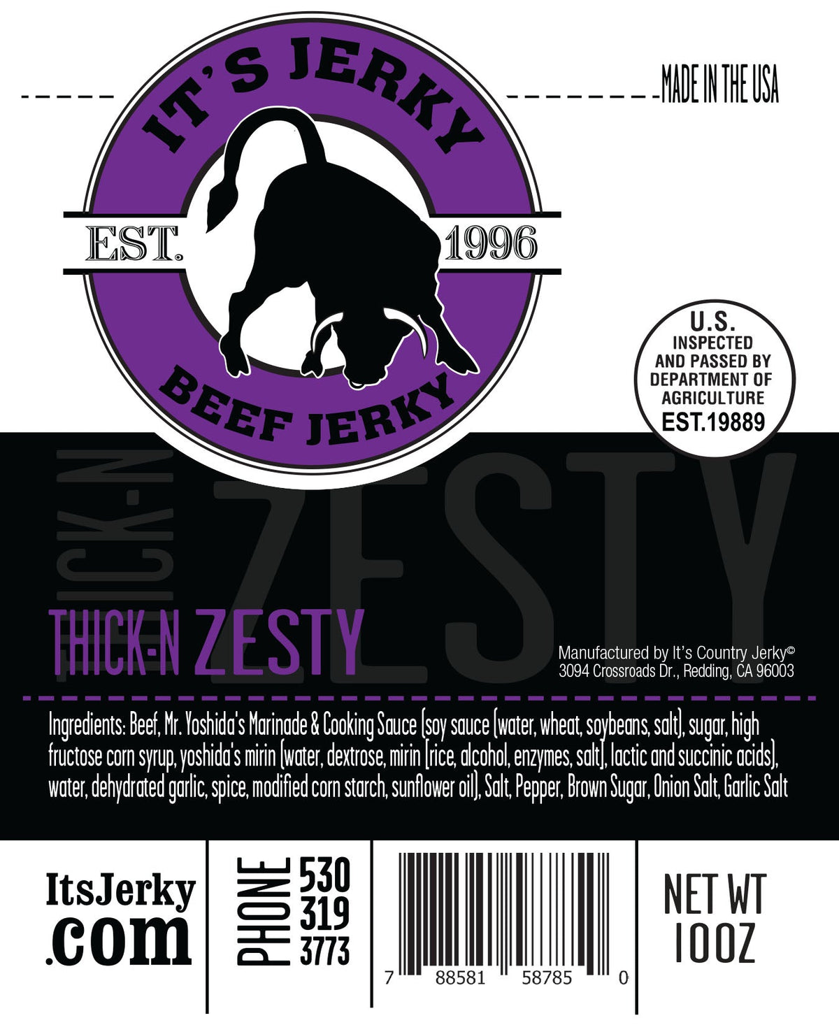 Thick-N-Zesty Beef Jerky - It&#39;s Jerky